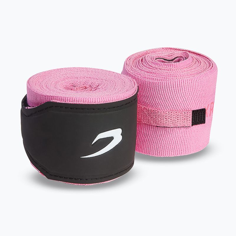 Bokso raiščiai Boxraw Hand Wraps pink 2