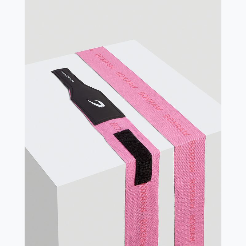 Bokso raiščiai Boxraw Hand Wraps pink 4
