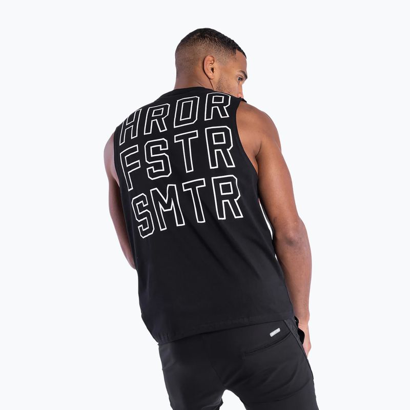 Vyriški marškinėliai Boxraw HRDR FSTR SMTR Muscle Tank Black 3