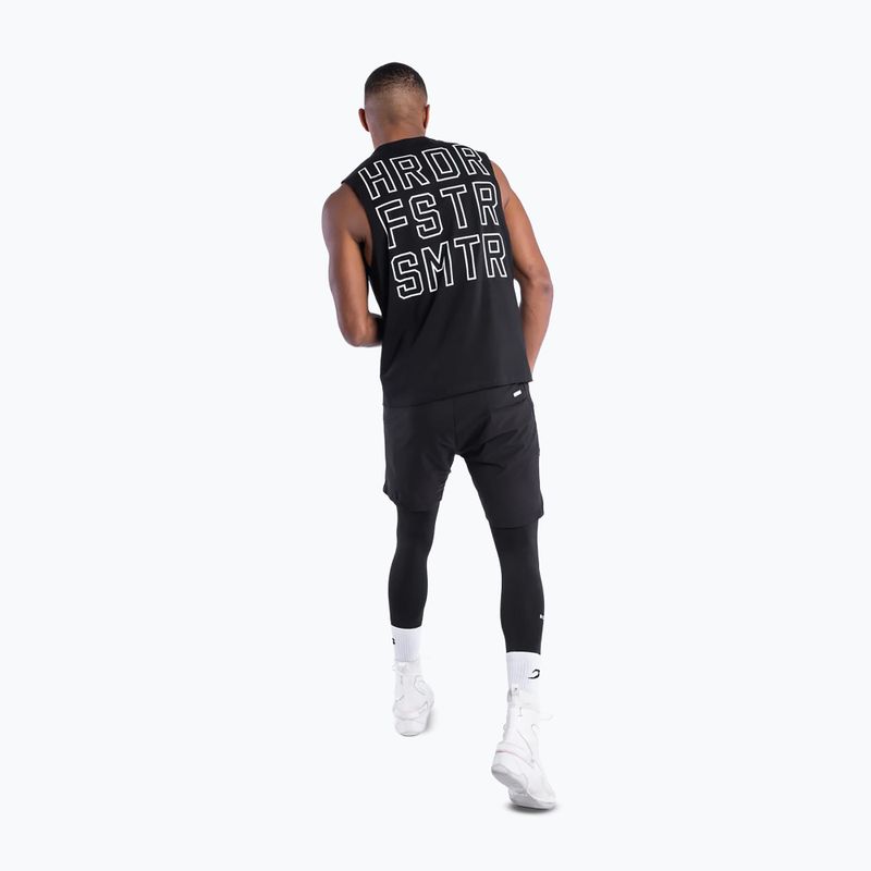 Vyriški marškinėliai Boxraw HRDR FSTR SMTR Muscle Tank Black 4