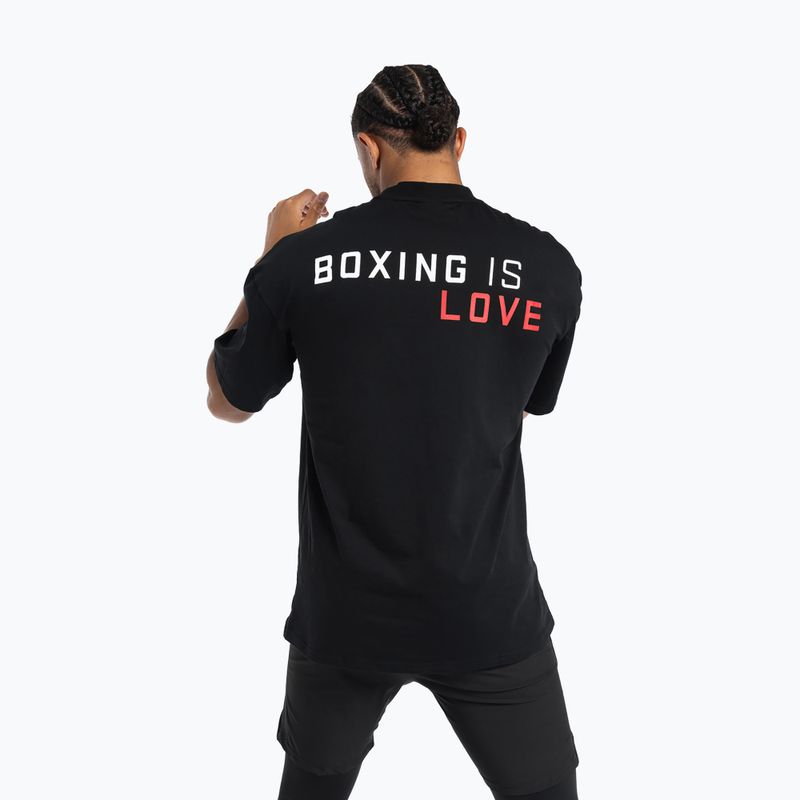 Vyriški marškinėliai Boxraw Boxing is Love Oversized Black 3
