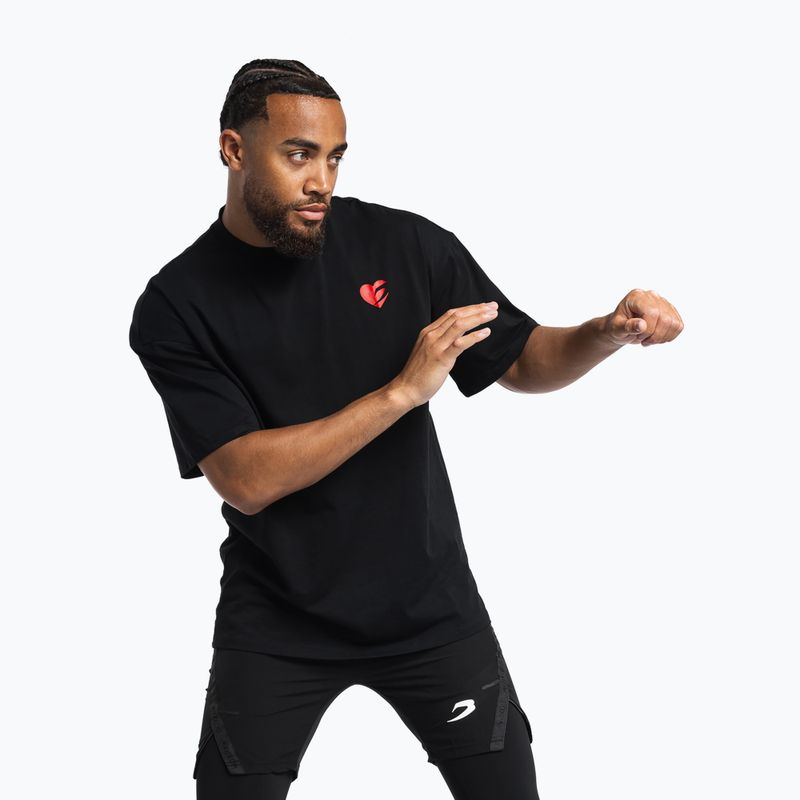 Vyriški marškinėliai Boxraw Boxing is Love Oversized Black 7