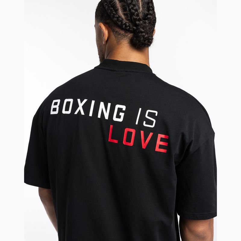 Vyriški marškinėliai Boxraw Boxing is Love Oversized Black 9