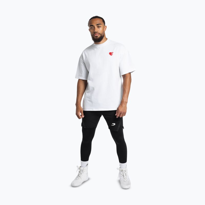 Vyriški marškinėliai Boxraw Boxing is Love Oversized White 4