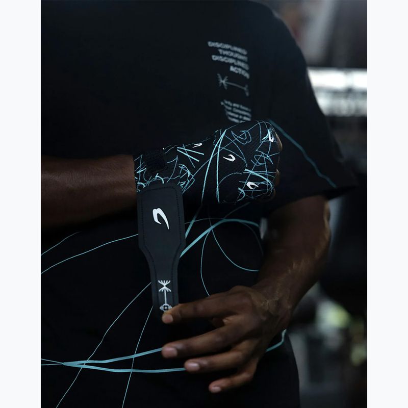 Bokso raiščiai BOXRAW Dyscyplined Thought Hand Wraps 450 cm black 7