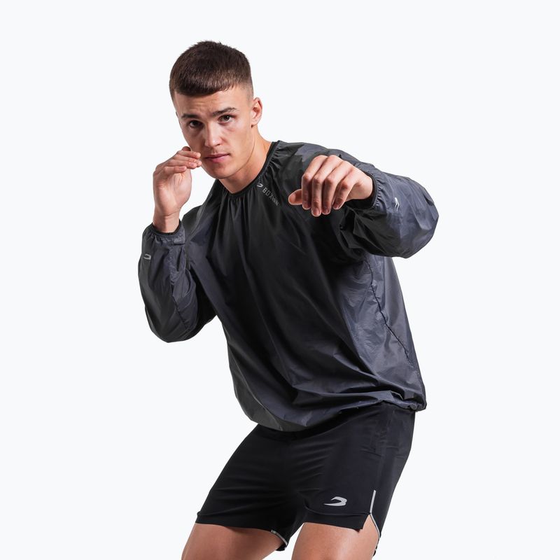 Vyriškas džemperis Boxraw Genaro Sweatshirt charcoal 8