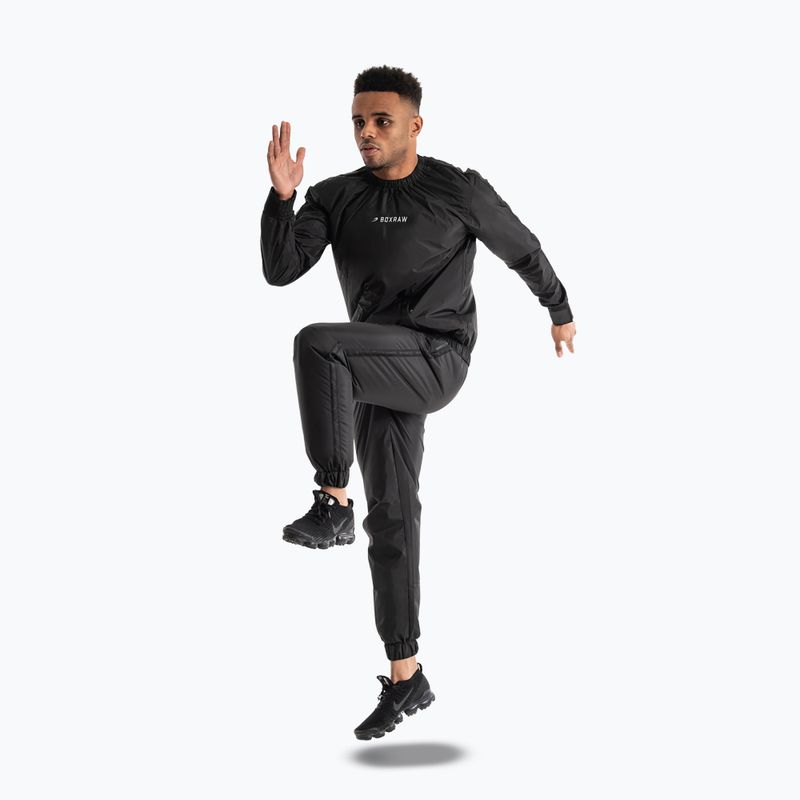 Vyriškas kombinezonas BOXRAW Hagler Sauna Suit 2.0 black 2