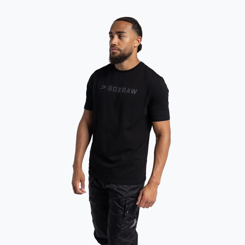 Vyriški marškinėliai Boxraw A.B.C. black/black 3
