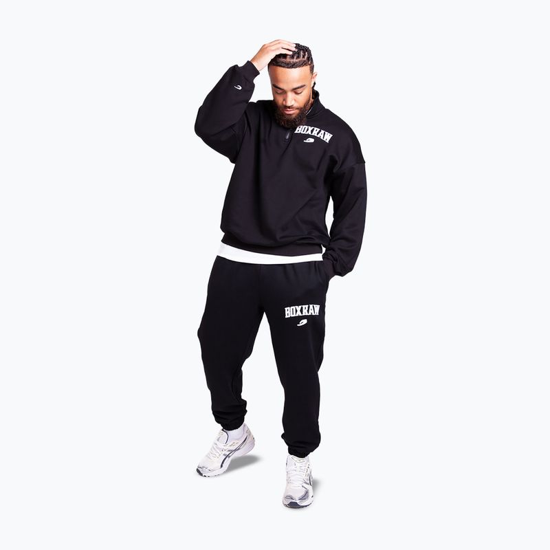 Vyriškas džemperis BOXRAW East Street 1/4 Zip black 2