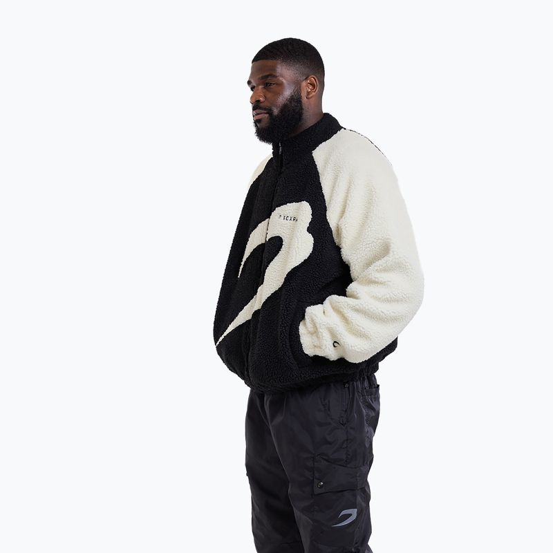 Vyriška striukė Boxraw Walker Sherpa black/cream 5