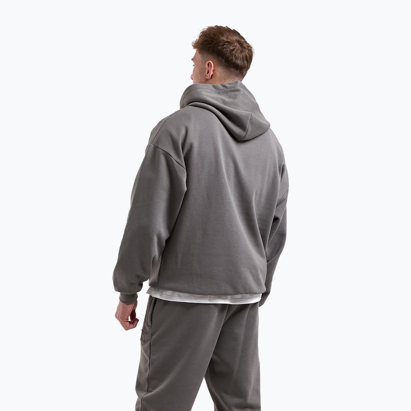 Vyriškas džemperis BOXRAW East Street Hoodie distressed grey 3