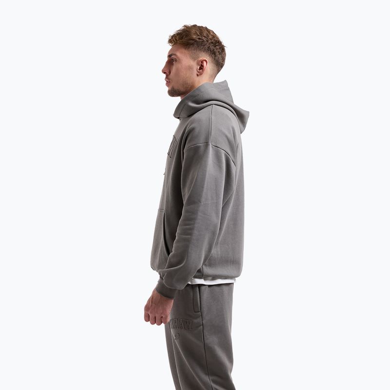 Vyriškas džemperis BOXRAW East Street Hoodie distressed grey 5