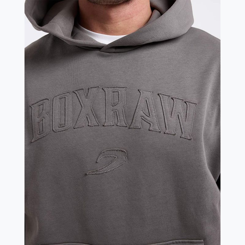 Vyriškas džemperis BOXRAW East Street Hoodie distressed grey 6