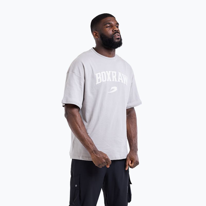 Vyriški marškinėliai Boxraw East Street Oversized T-Shirt Grey 4