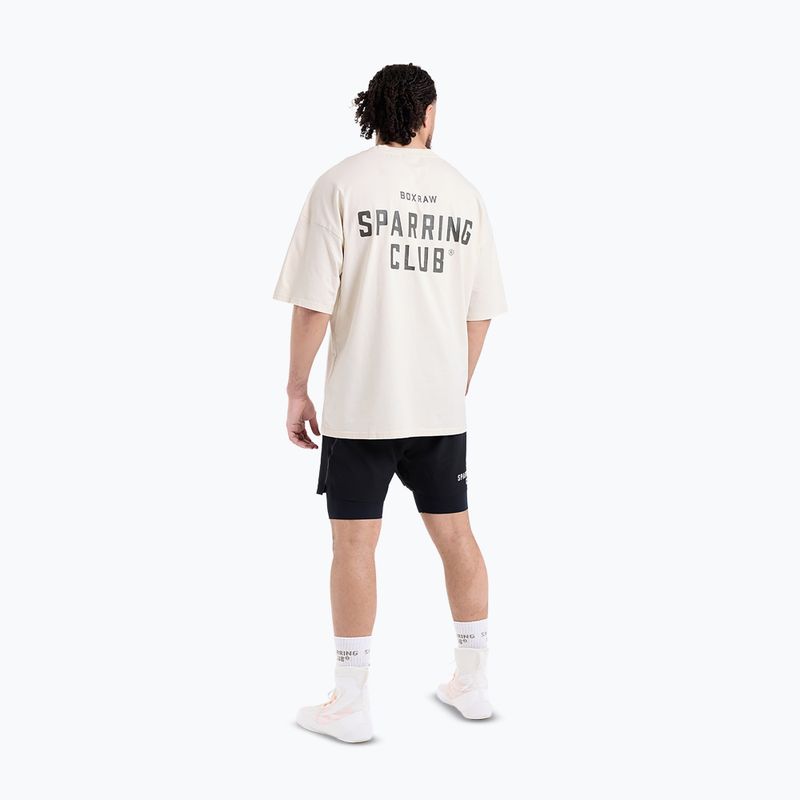 Vyriški marškinėliai BOXRAW Sparring Club Oversized washed beige 3