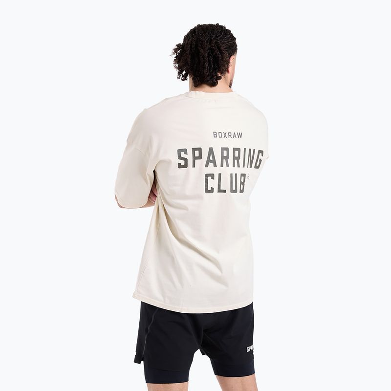 Vyriški marškinėliai BOXRAW Sparring Club Oversized washed beige 7