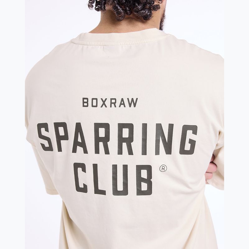 Vyriški marškinėliai BOXRAW Sparring Club Oversized washed beige 9