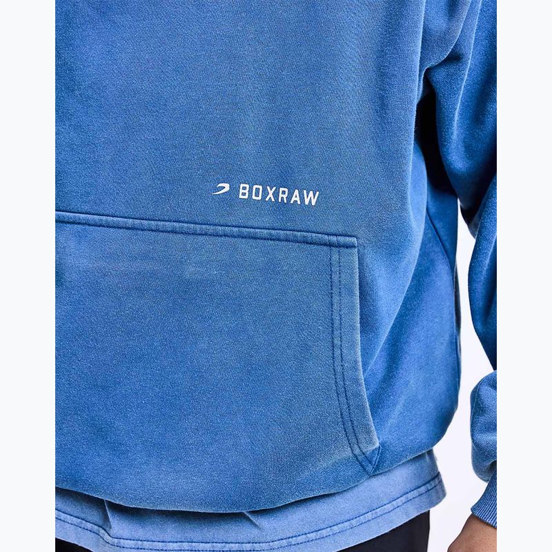 Vyriškas džemperis BOXRAW Sparring Club Oversized Hoodie washed baby blue 8