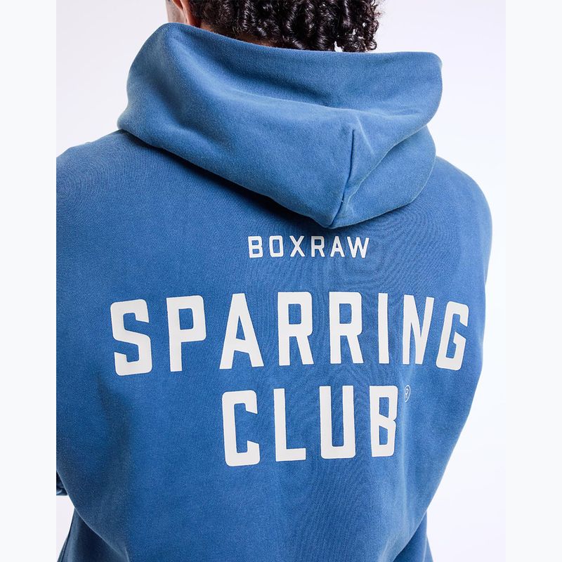 Vyriškas džemperis BOXRAW Sparring Club Oversized Hoodie washed baby blue 9