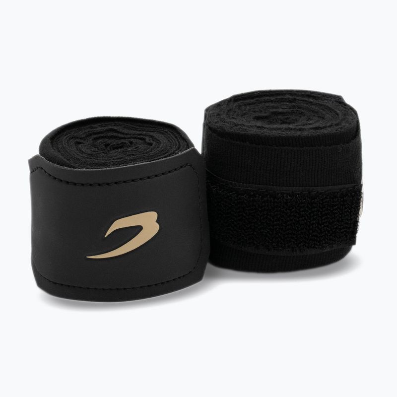 Bokso raiščiai BOXRAW Sparring Club Hand Wraps 450 cm black 2