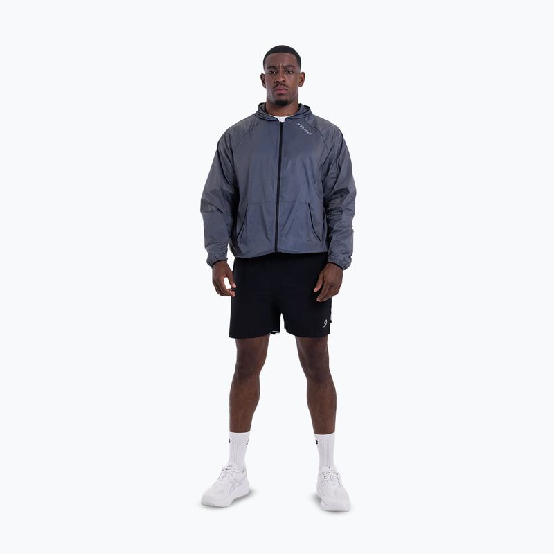 Vyriška striukė BOXRAW Genaro Zip Up Windbreaker charcoal 2