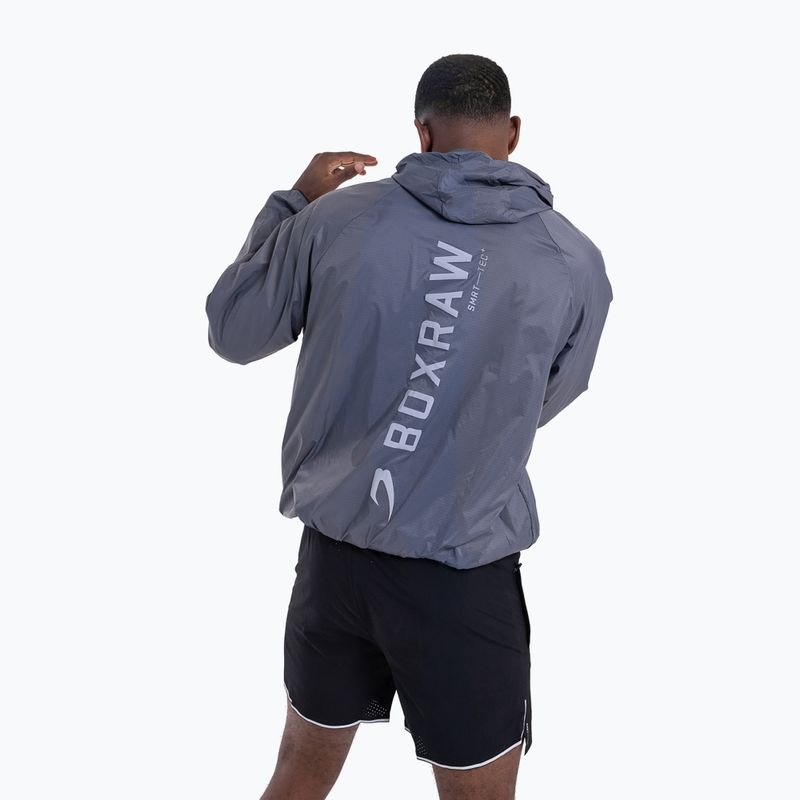 Vyriška striukė BOXRAW Genaro Zip Up Windbreaker charcoal 3