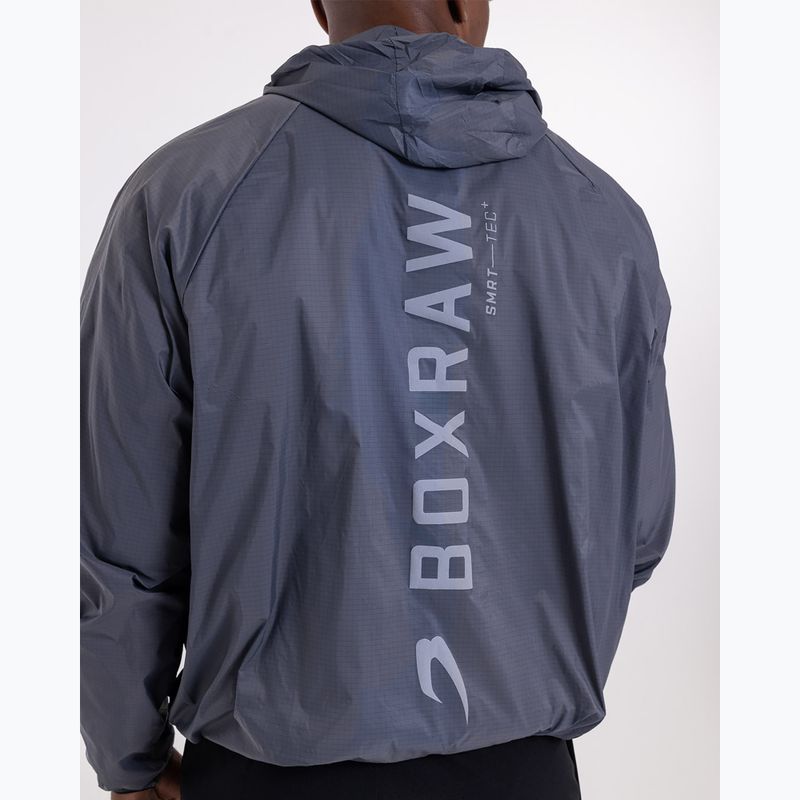 Vyriška striukė BOXRAW Genaro Zip Up Windbreaker charcoal 6