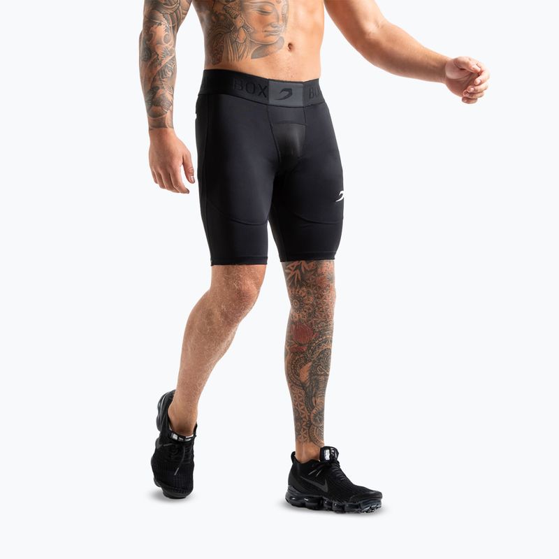 Vyriški treniruočių šortai BOXRAW Saddler Compression black 4