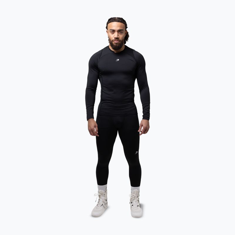 Vyriški ilgomis rankovėmis marškinėliai BOXRAW Saddler Compression black 2