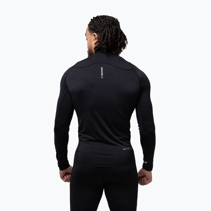 Vyriški ilgomis rankovėmis marškinėliai BOXRAW Saddler Compression black 3