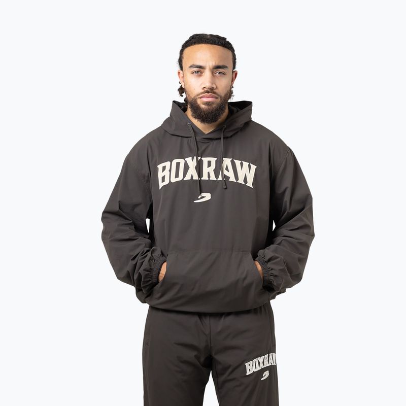 Vyriškas džemperis BOXRAW East Street Shell Hoodie charcoal