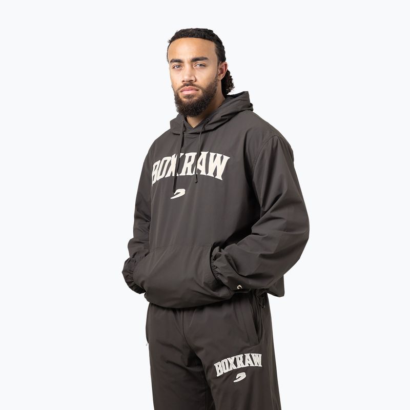 Vyriškas džemperis BOXRAW East Street Shell Hoodie charcoal 4