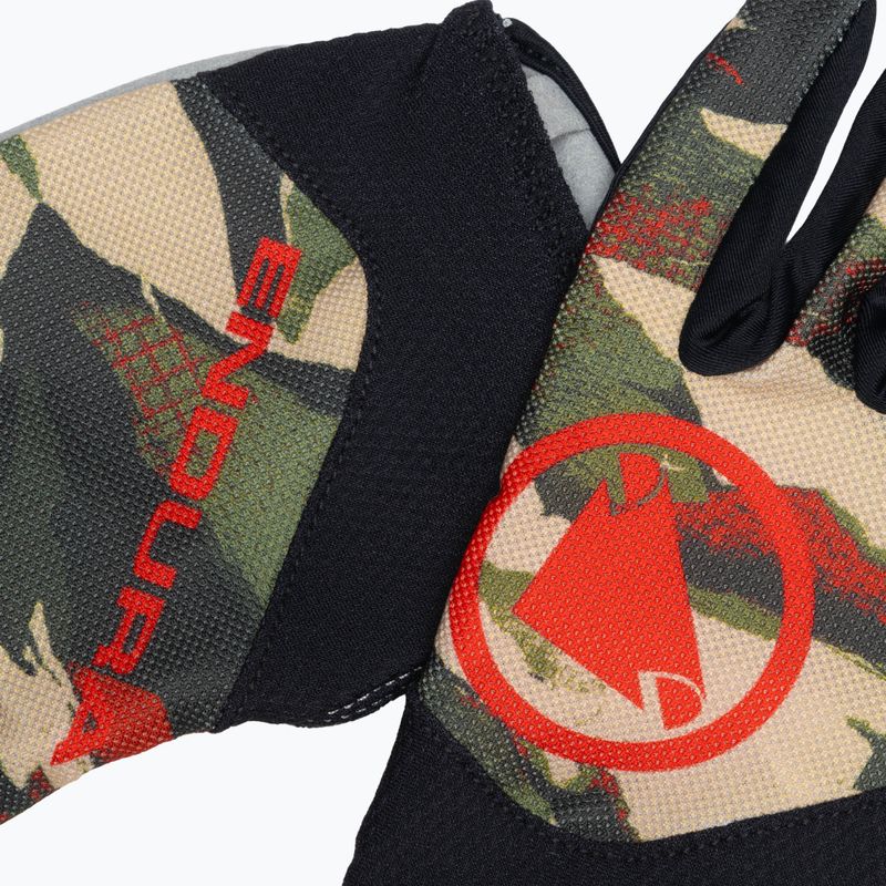 Vyriškos dviračių pirštinės Endura Hummvee Lite Icon tweed green 4