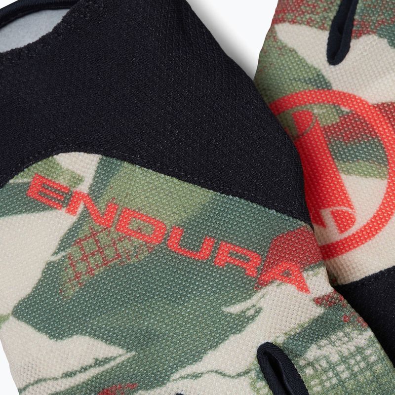 Vyriškos dviratininkų pirštinės Endura Hummvee Lite Iconed tweed green 4