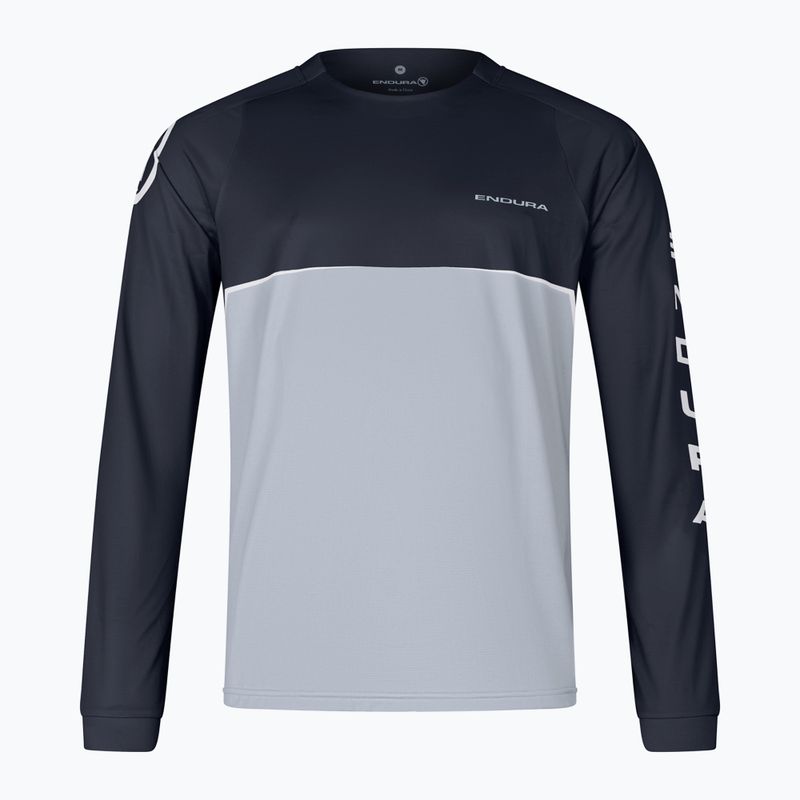Vyriški dviračių marškinėliai ilgomis rankovėmis Endura Core Printed black