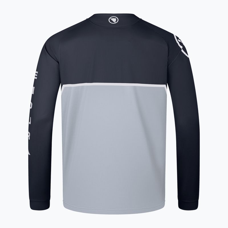 Vyriški dviračių marškinėliai ilgomis rankovėmis Endura Core Printed black 2