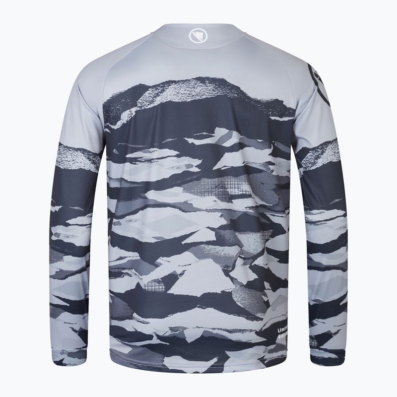 Vyriški dviračių marškinėliai ilgomis rankovėmis Endura Mountain Camo Ltd black 5