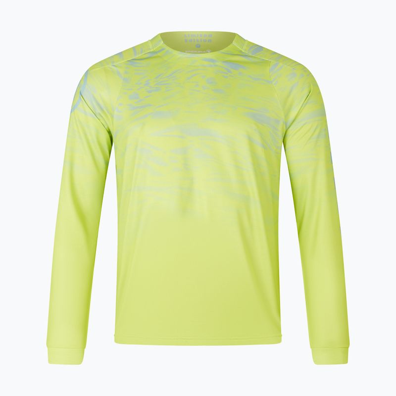 Vyriški dviračių marškinėliai ilgomis rankovėmis Endura Marble Ltd Printed lime green