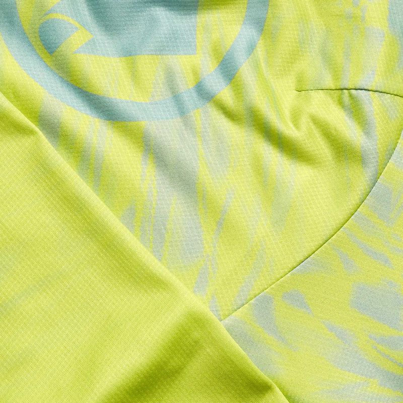 Vyriški dviračių marškinėliai ilgomis rankovėmis Endura Marble Ltd Printed lime green 5
