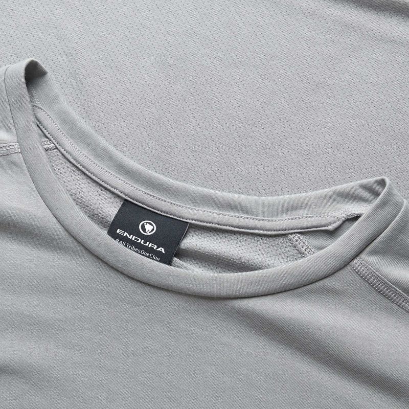 Vyriški dviračių marškinėliai ilgomis rankovėmis Endura Loop Tech dreich grey 6