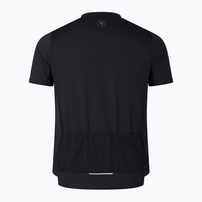 Vyriški dviračių marškinėliai Endura Loop Zipped black 5