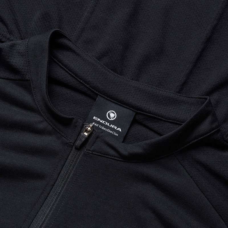 Vyriški dviračių marškinėliai Endura Loop Zipped black 6