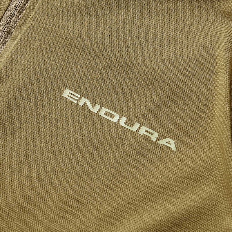 Vyriški dviračių marškinėliai Endura Loop Zipped tweed green 4