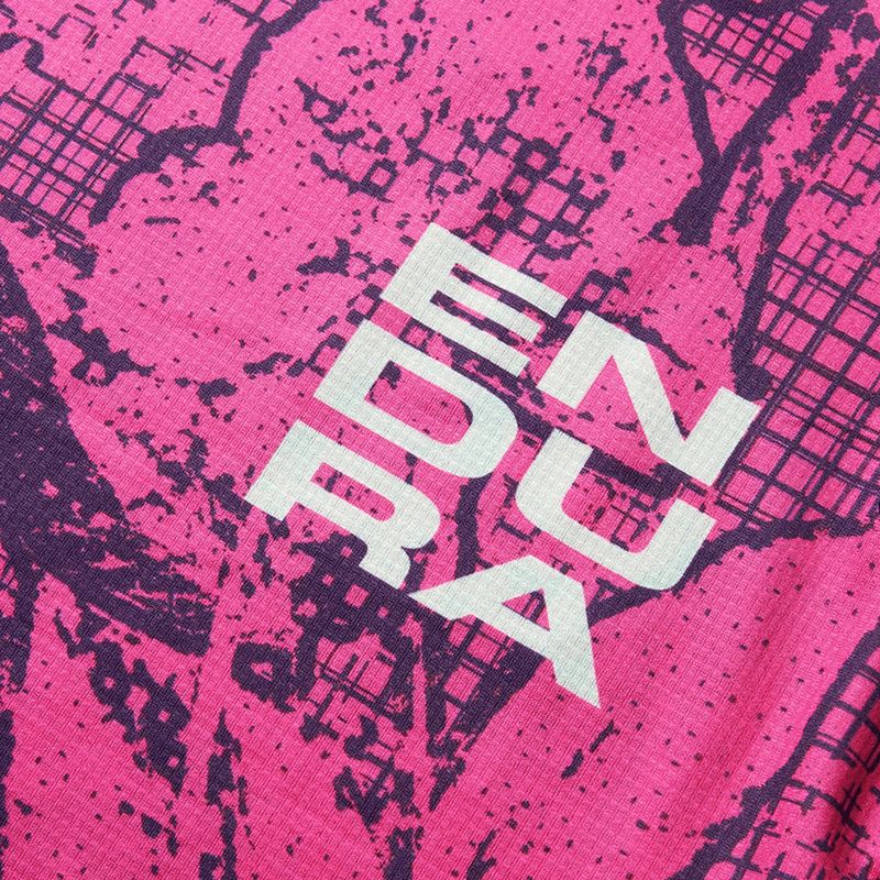 Moteriški dviračių marškinėliai Endura Grid Floral Ltd W pink pop 10