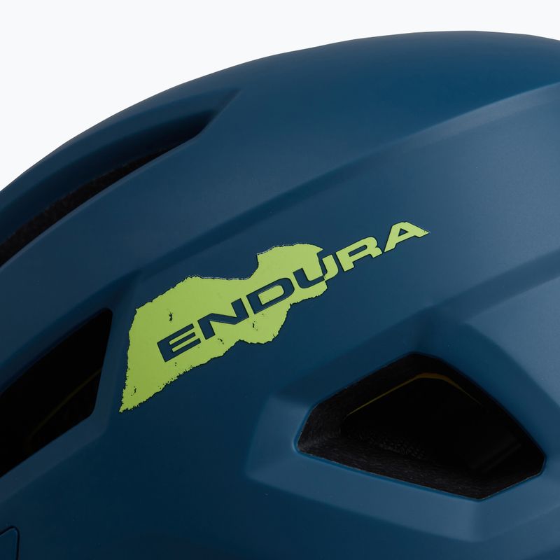 Vaikiškas dviračio šalmas Endura Hummvee Youth barra blue 4