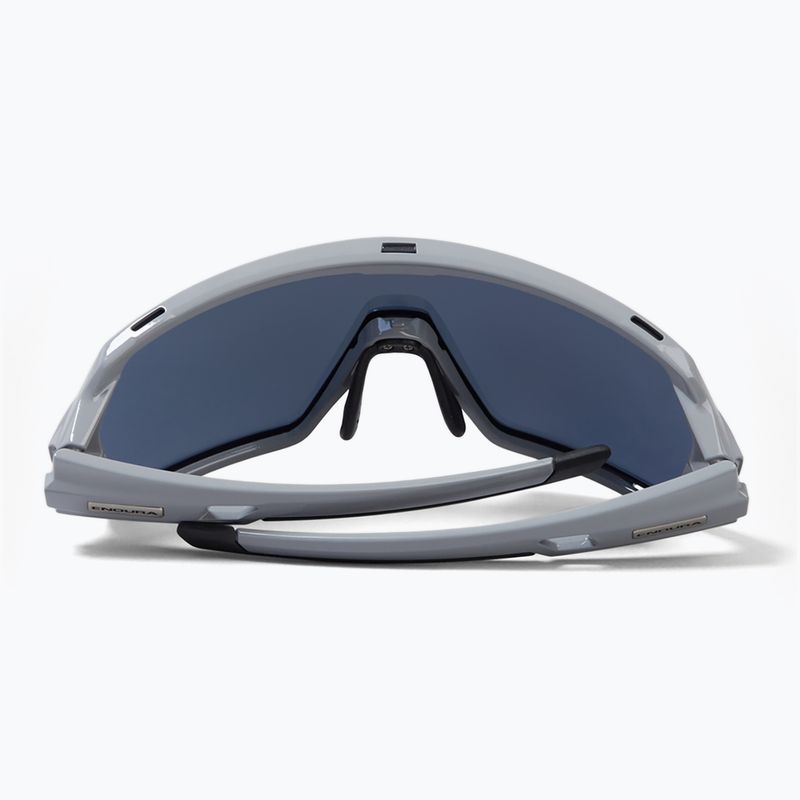 Akiniai nuo saulės Endura Singletrack dreich grey/blue revo smoke/clear silver flash mirror 3