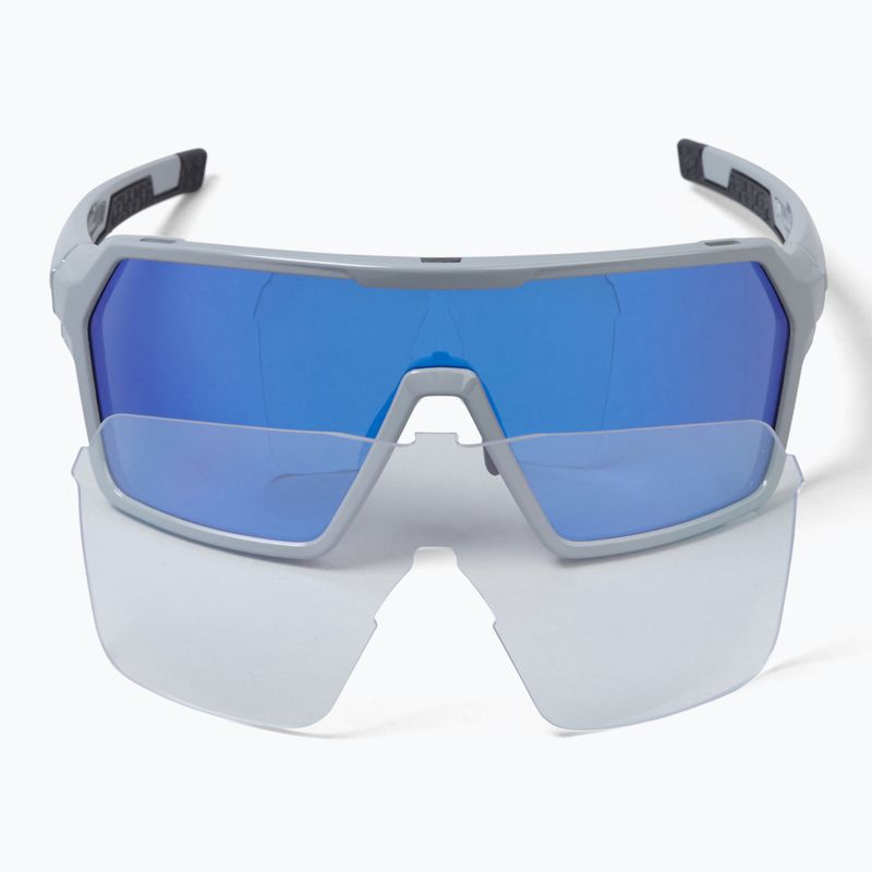 Akiniai nuo saulės Endura Singletrack dreich grey/blue revo smoke/clear silver flash mirror 6