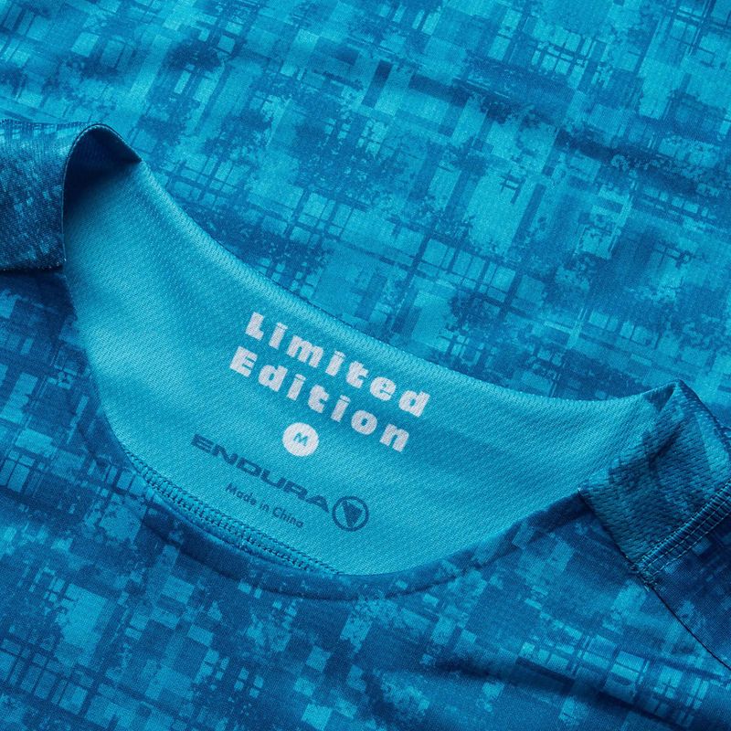 Vyriški dviračių marškinėliai Endura Grid Ltd Printed atlantic 6