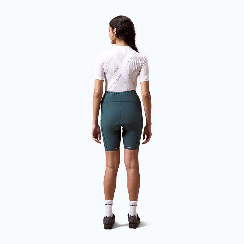 Moteriški dviračių šortai Endura Loop Bibshort teal 4