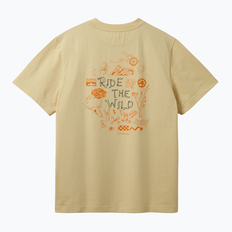 Marškinėliai Endura Ride The Wild Graphic šviesiai smėlio spalvos 2